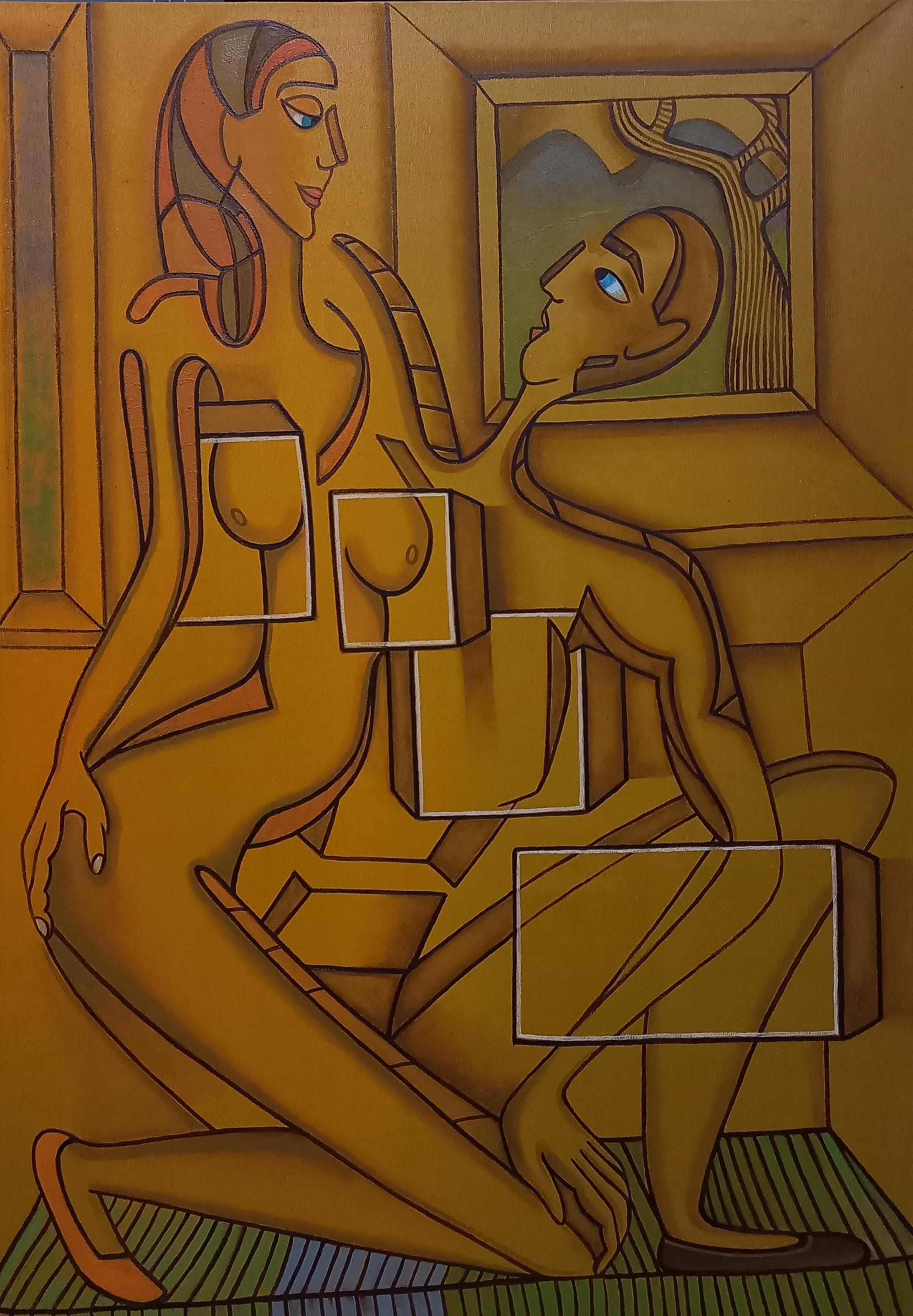 Oil on canvas 