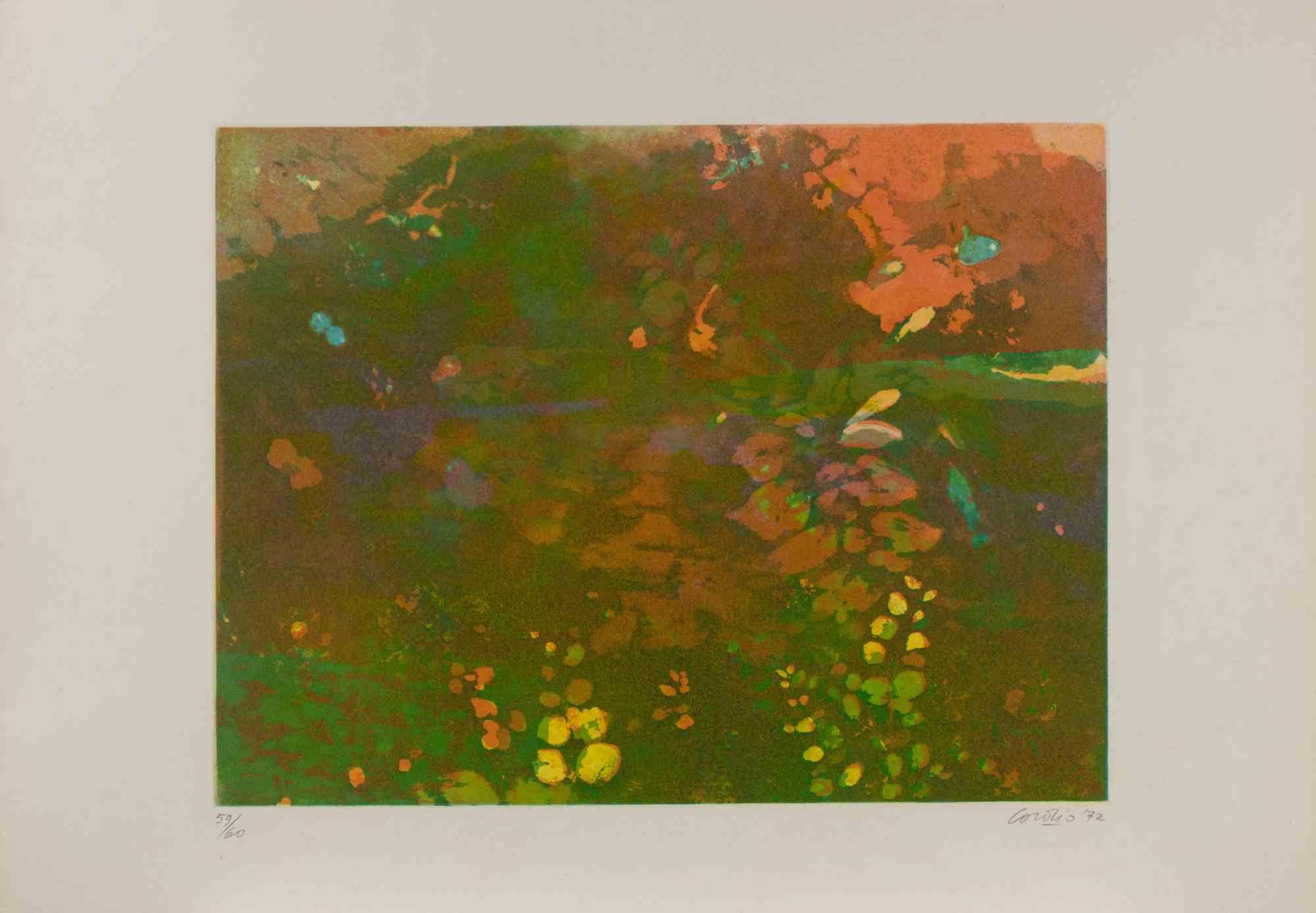 Grabado realizado en 1972.

Firmado a mano, numerado y fechado a lápiz.

Edición de 60 ejemplares.

Muy buen estado.