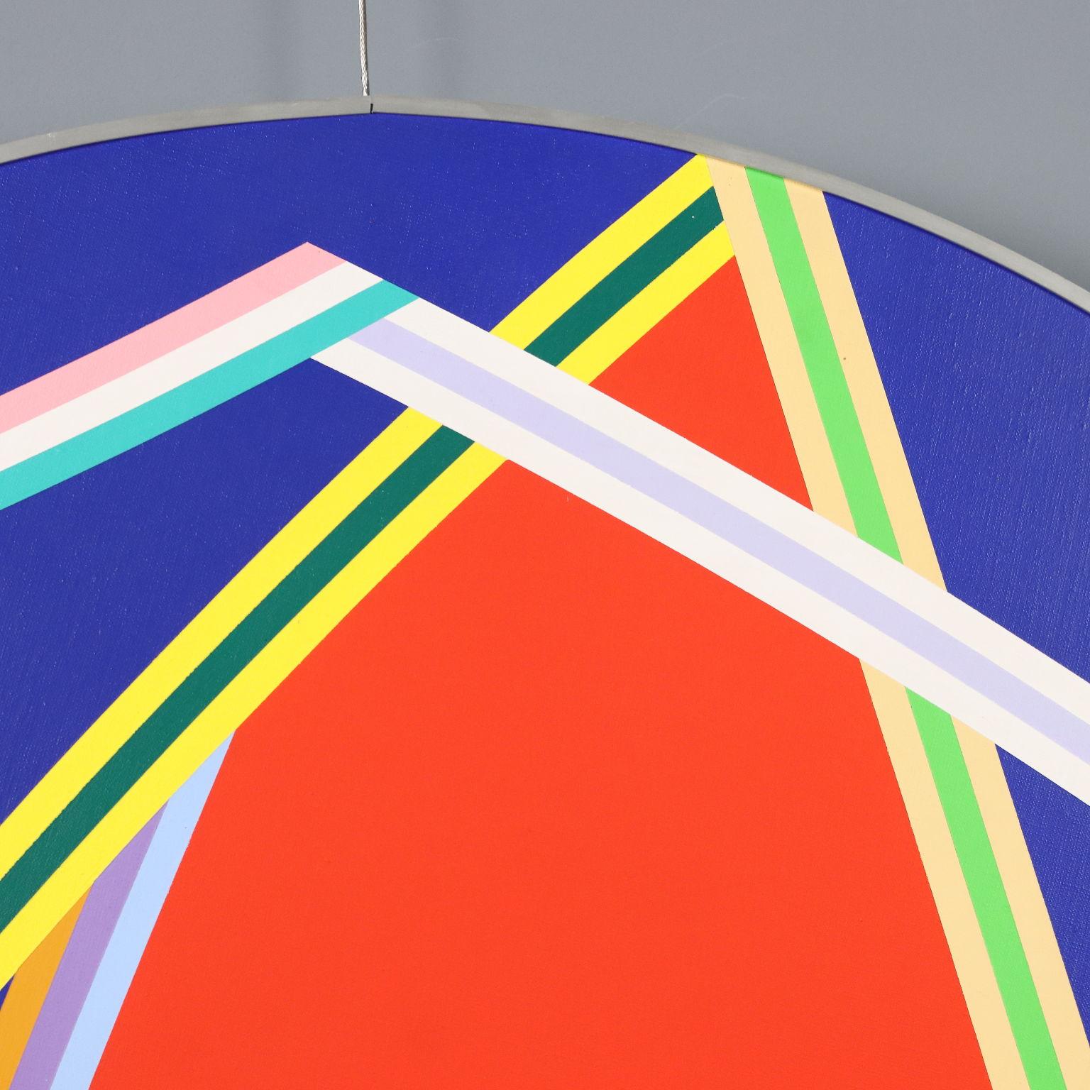 Acrylique sur toile. Signature, date et titre au verso.
Pour Nino Di Salvatore, artiste important de l'art abstrait-concret et membre du Movimento Arte Concreta, l'espace gestaltiste est un concept d'espace dynamique et psychologique étudié depuis