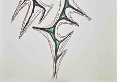 Green Pattern - Lithograph by Nino Franchina - 1973