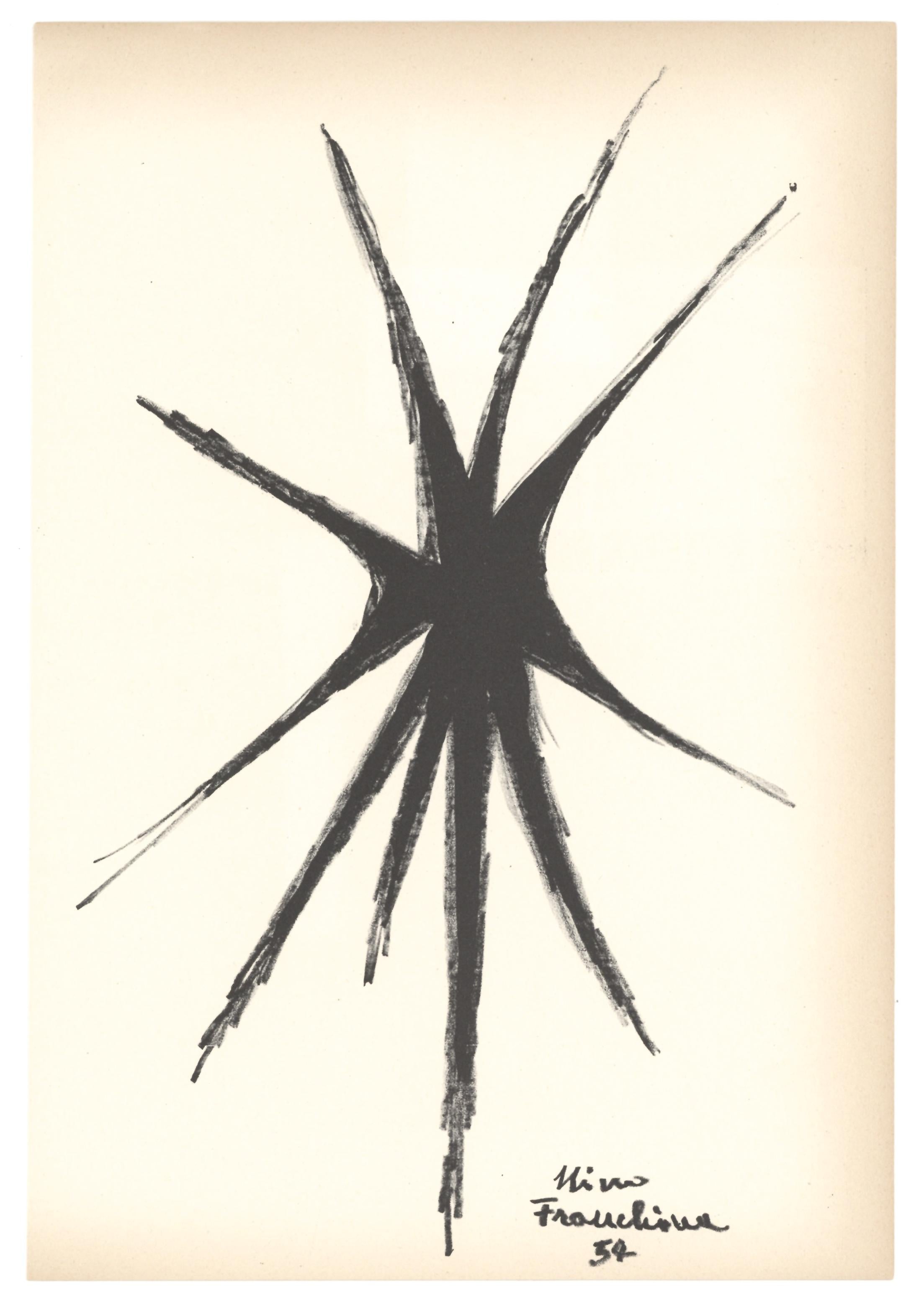 litografia originale - Print di Nino Franchina