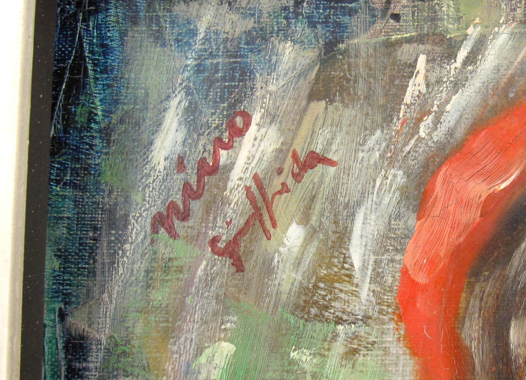 Nino Giuffrida

(Sicilien, 1924, actif en France)


Un Garçon avec des Fruits

•	Huile sur toile, environ 41 x 33 cm 
•	Cadre, fabriqué par le célèbre encadreur Knöll de Zurich, env. 54 x 46 cm
•	Signé en haut à gauche

L'expédition dans le monde