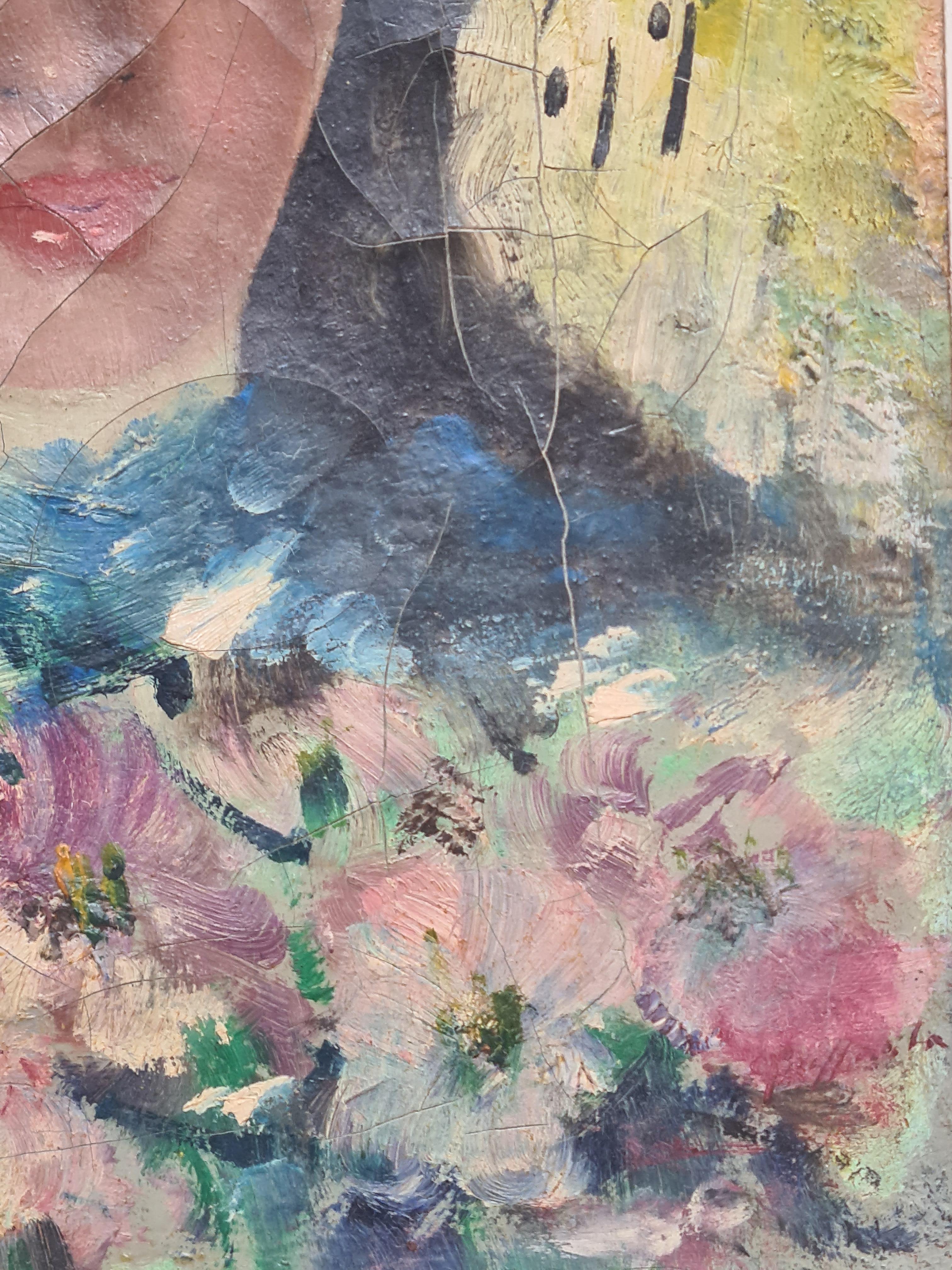 Impressionist Portrait of a Young Girl For Sale 1