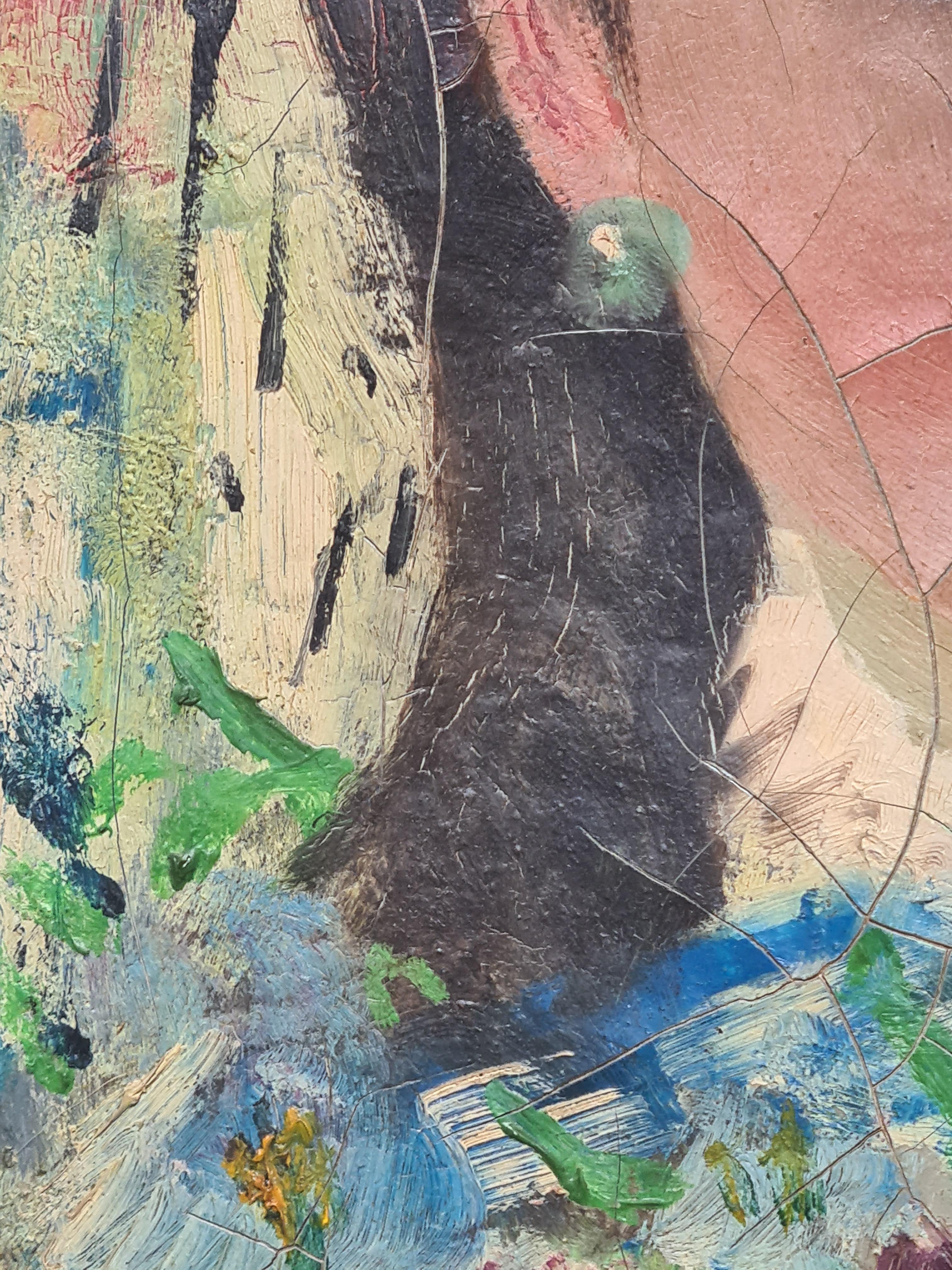 Impressionist Portrait of a Young Girl For Sale 3