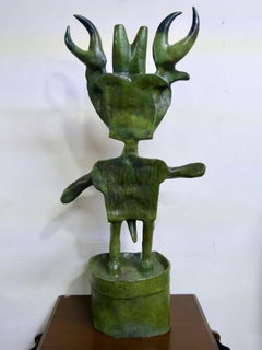 Niño Insecto 'Bug Boy' Bronze Sculpture by Oaxacan Artist Sergio Hernandez