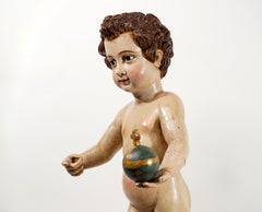 Niño Jesus Escuela Española Siglo XVIII Salvatori Mundi