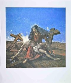 The Pietà - Screen Print by Nino La Barbera - 1980s