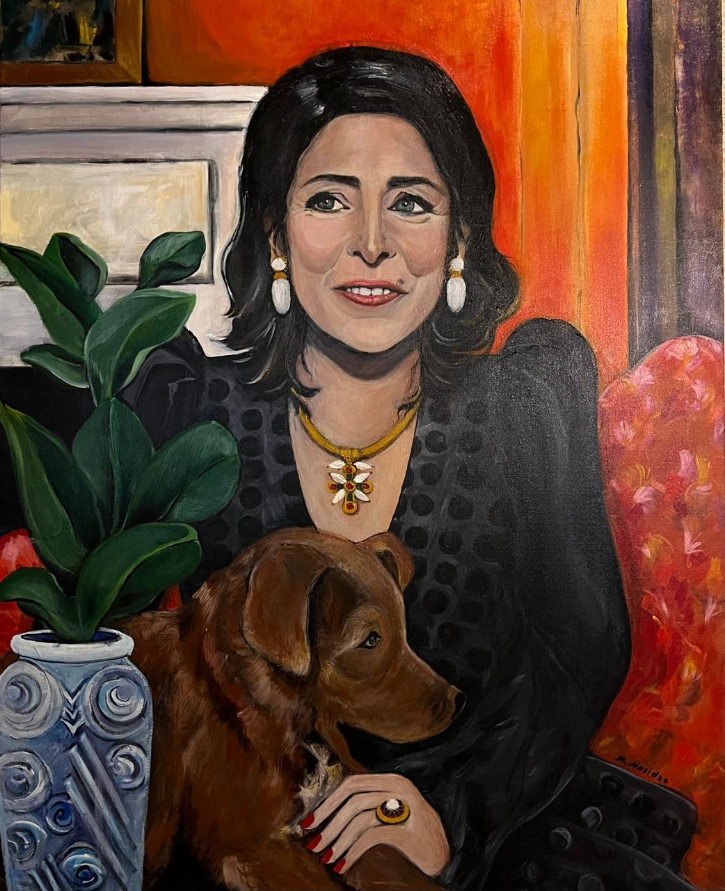 Acrylic on canvas,

Nino Nasidze is a Georgian painter born in 1968 who lives and works in Tbilisi, Georgia.

Text by Ketevan Akhobadze, art critic.

Time consistently changes dynamically, alongside human lives shift as well intermitently. Therefore
