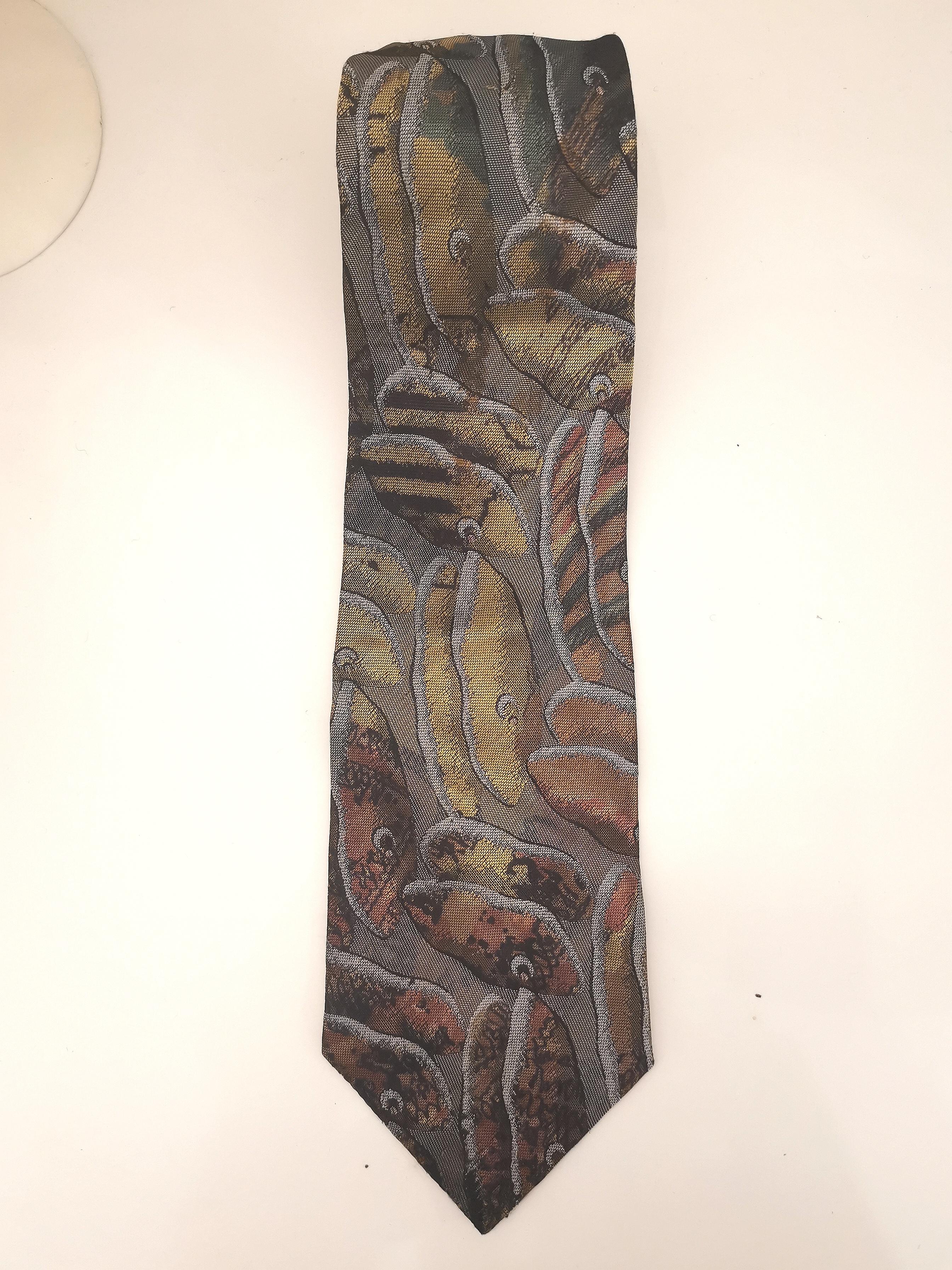 Nino Salzano multicoloured silk tie In Good Condition In Capri, IT