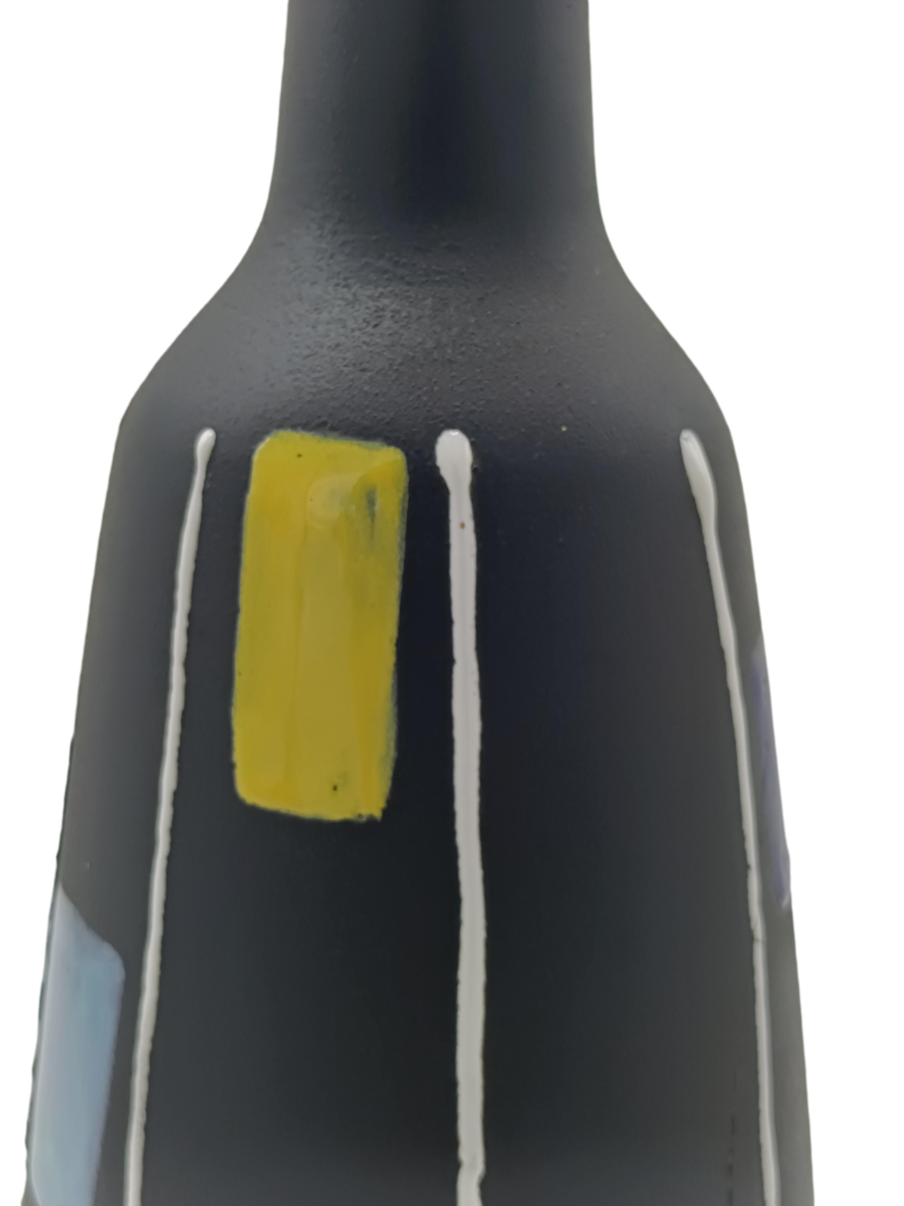 Mid-Century Modern Nino Strada pour Deruta Attrib. Vase en céramique, Italie 1960 en vente
