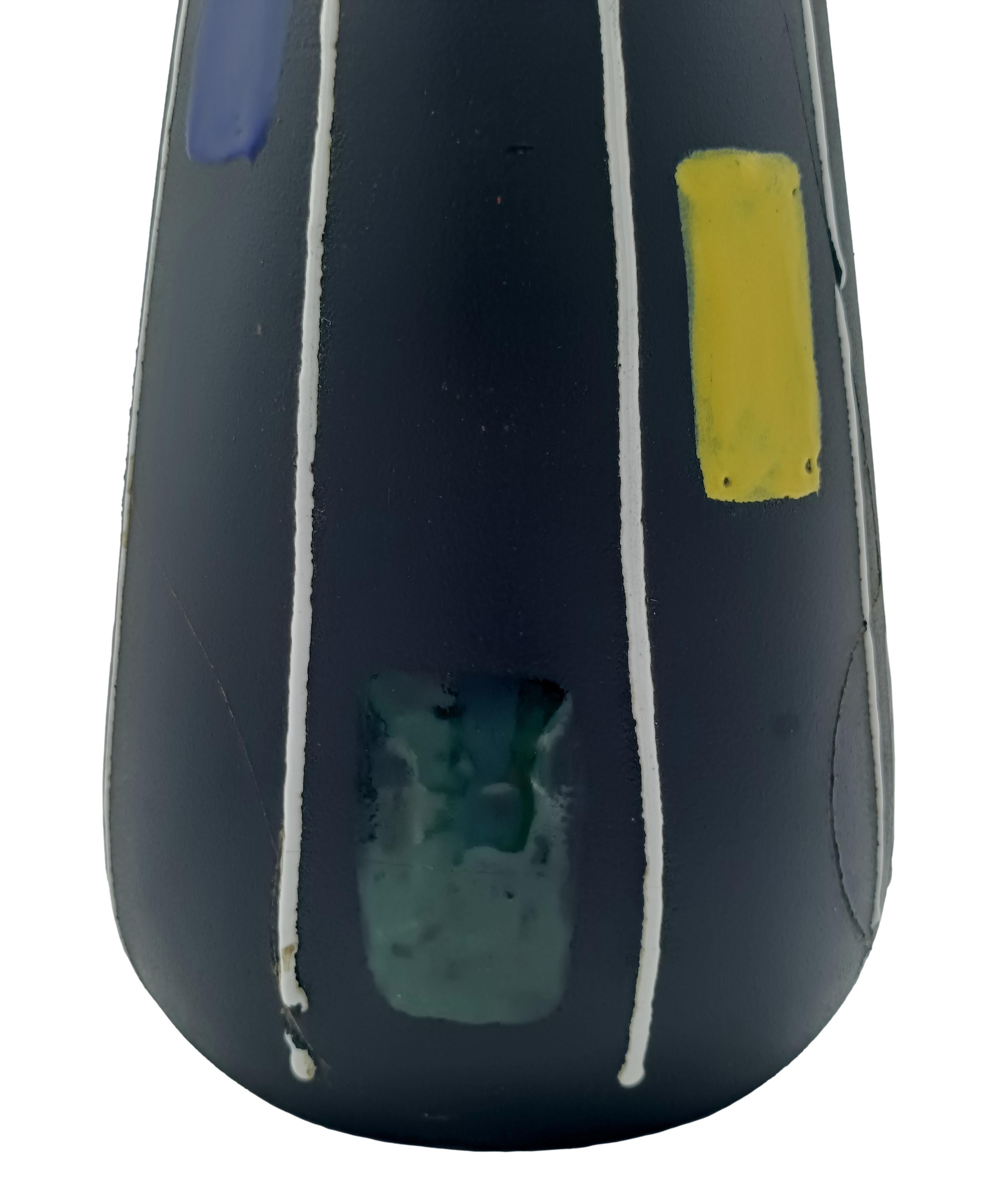 Italian Nino Strada pour Deruta Attrib. Vase en céramique, Italie 1960 en vente