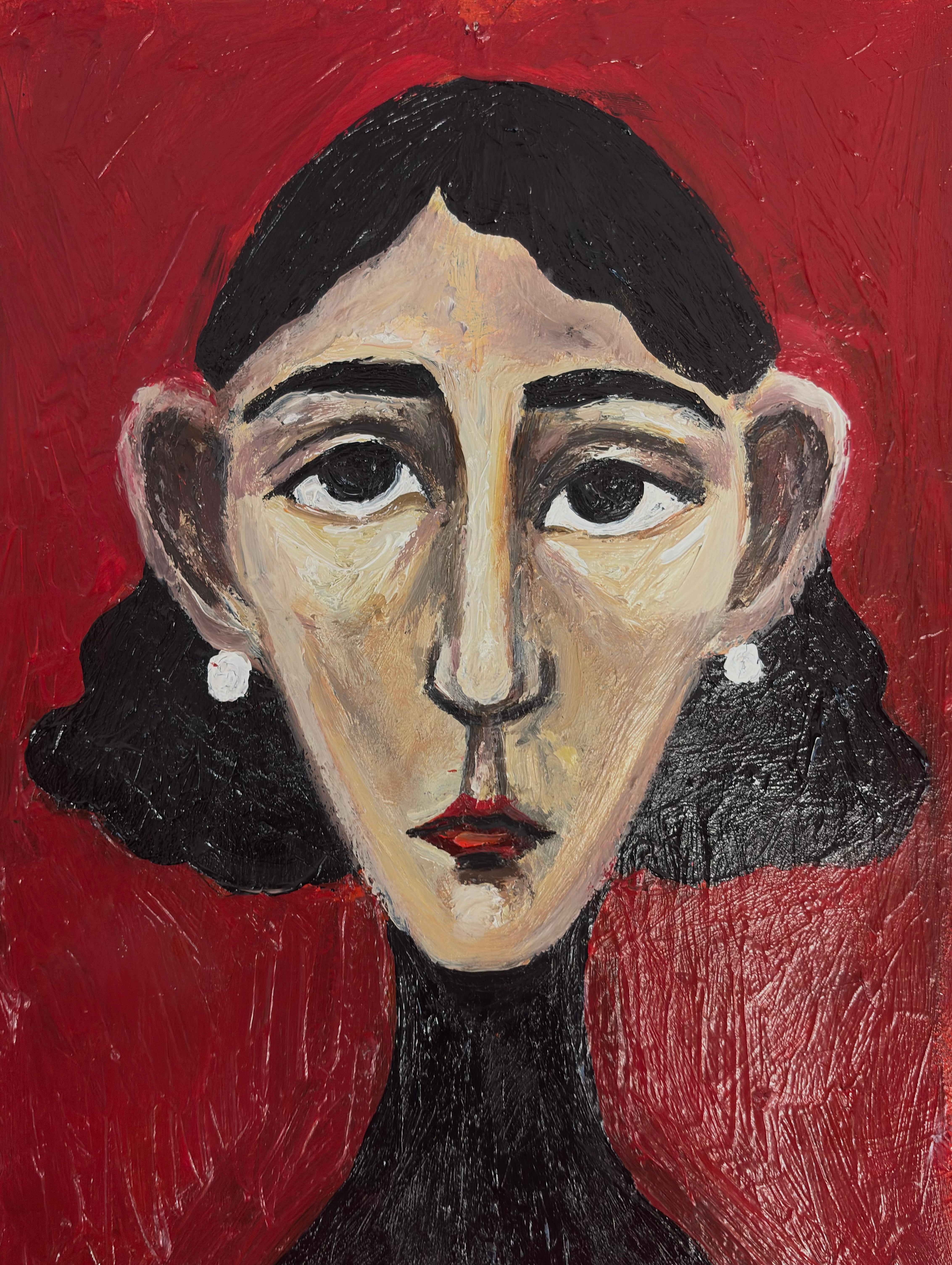 Mixed media on bristol paper

Nino Tolomashvili is a Georgian painter born in 2003 who lives and works in Tbilisi, Georgia. After completing her schooling, she pursued her studies at the Tbilisi State Academy of Arts. While focusing on painting, she