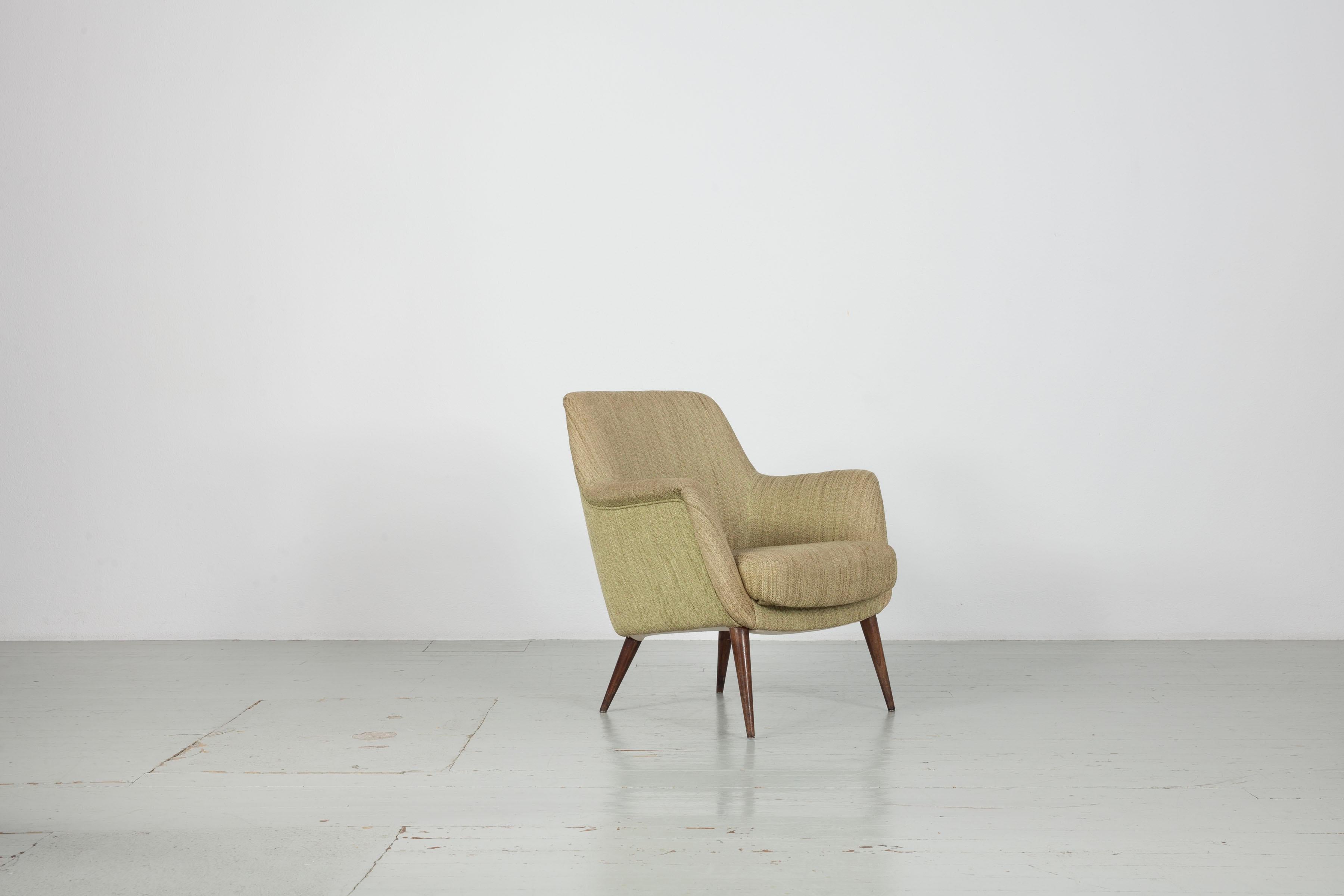 Sillón Nino Zoncada para Cassina, Model 1102, 1958 Moderno de mediados de siglo en venta