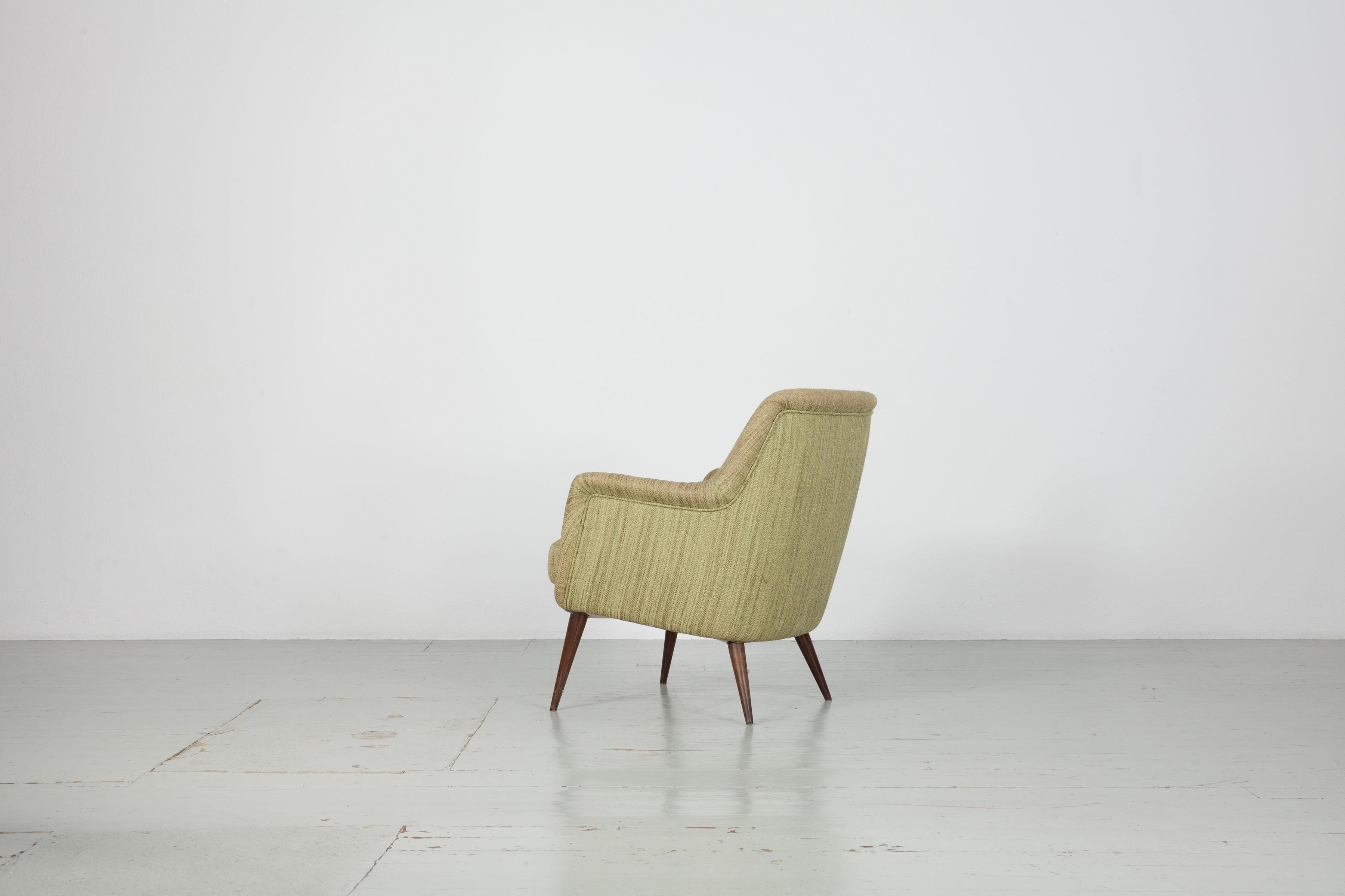 Sillón Nino Zoncada para Cassina, Model 1102, 1958 Tela en venta