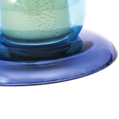 Niobe Vase by Ettore Sottsass, Hand-Blown Murano Glass, Memphis 1986, Italy