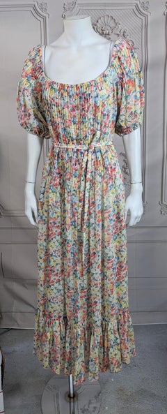 Nipon Boutique Vestido floral con pinzas