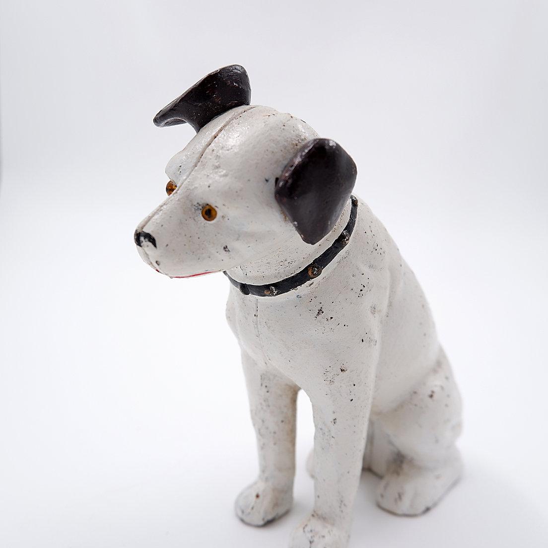 Industrial Nipper dog cast iron piggy bank 
