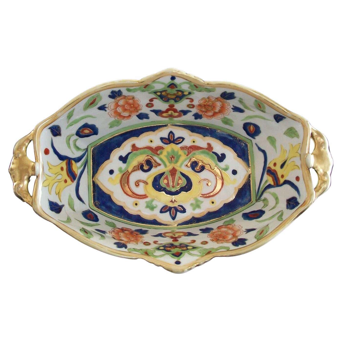 Nippon, Morimura Bros., Antique Hand Painted Center Bowl, Japan, C