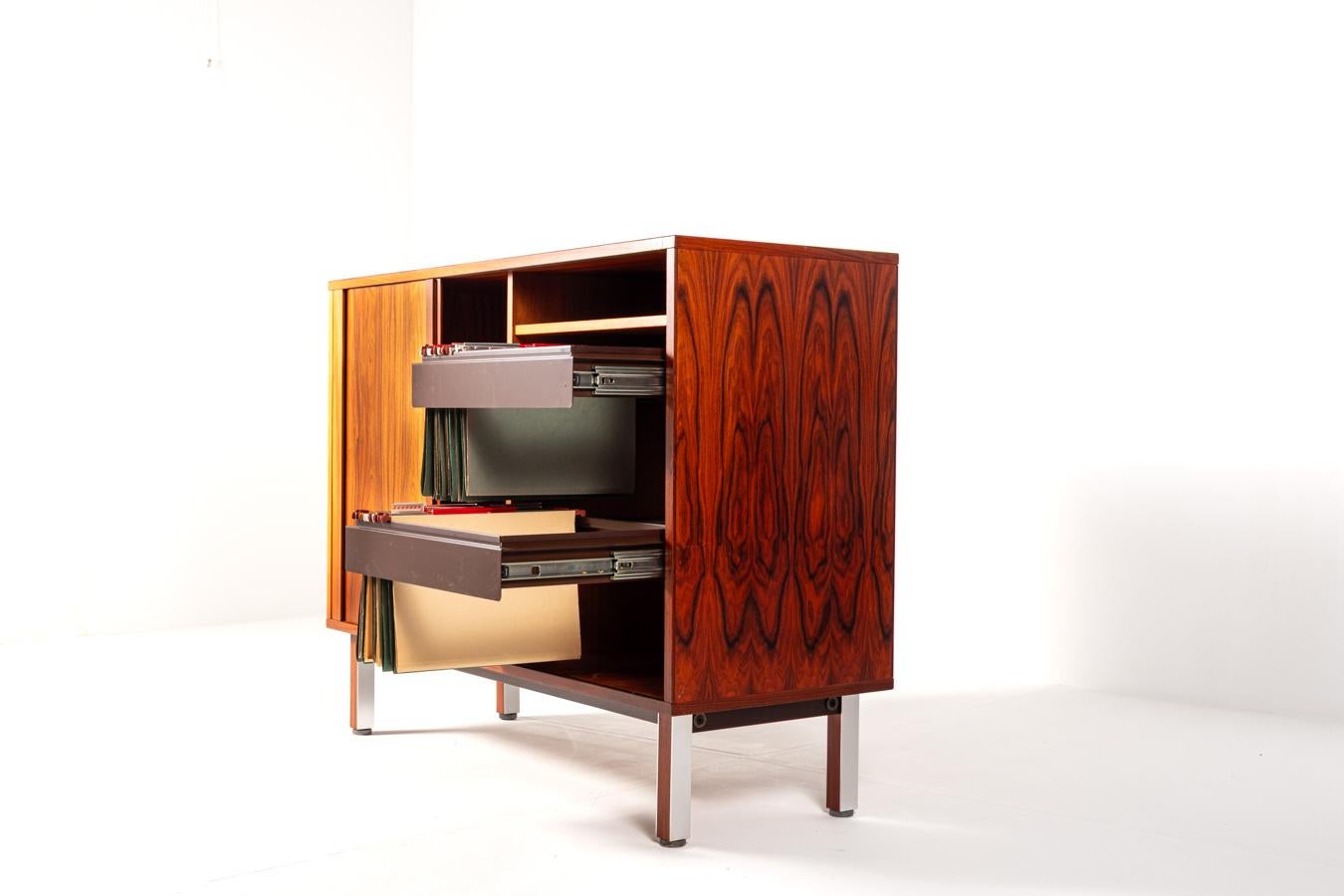 NIPU Danish Rosewood Cabinet – Mid-Century Modern Design For Sale 4