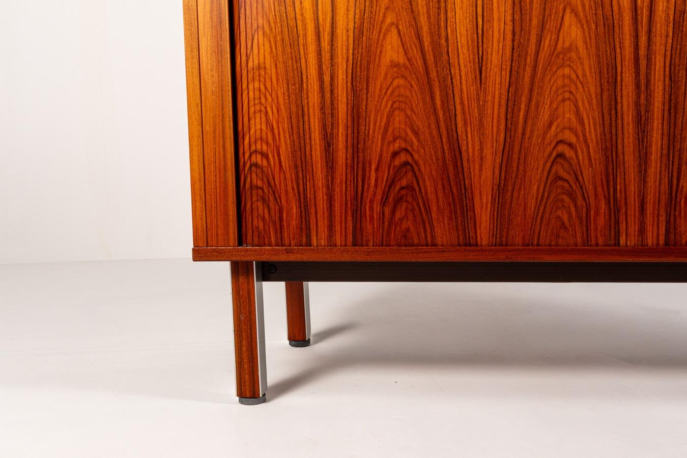 European NIPU Danish Rosewood Cabinet – Mid-Century Modern Design For Sale