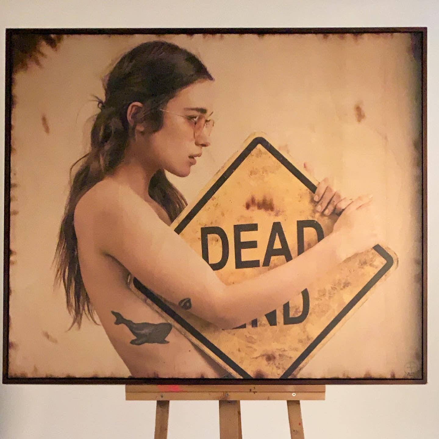 Nir Hadar, Dead end, Print on wood