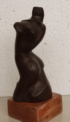 Bronze Sculpture, Nude, Brown by Modern Indian Sculptor "In Stock"
