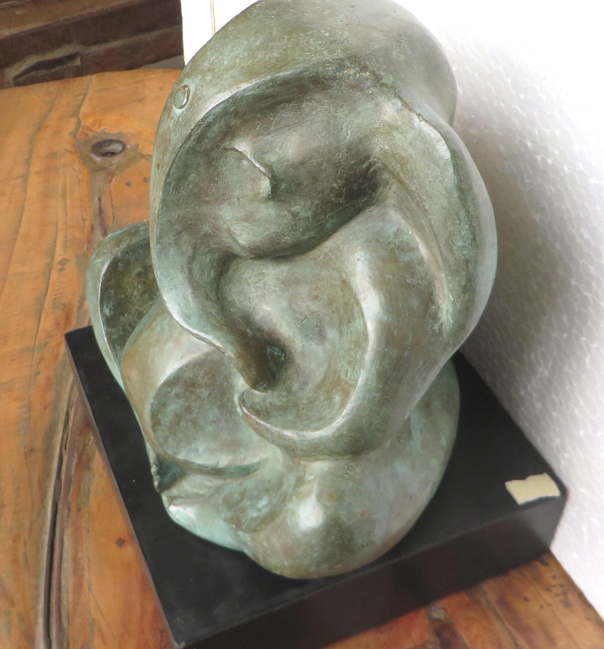 Lord Ganesha: Mythologie:: figurative:: Bronzeskulptur eines modernen indischen Bildhauers 6