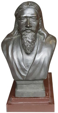 Sri Aurobindo, Indian Philosopher & Spiritual Master, Bronze Sculpture"In Stock"