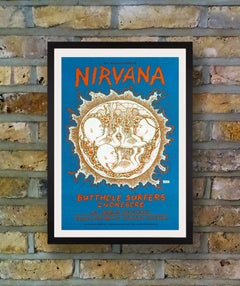 Nirvana Original Concert Poster for the Oakland Coliseum, California, 1993