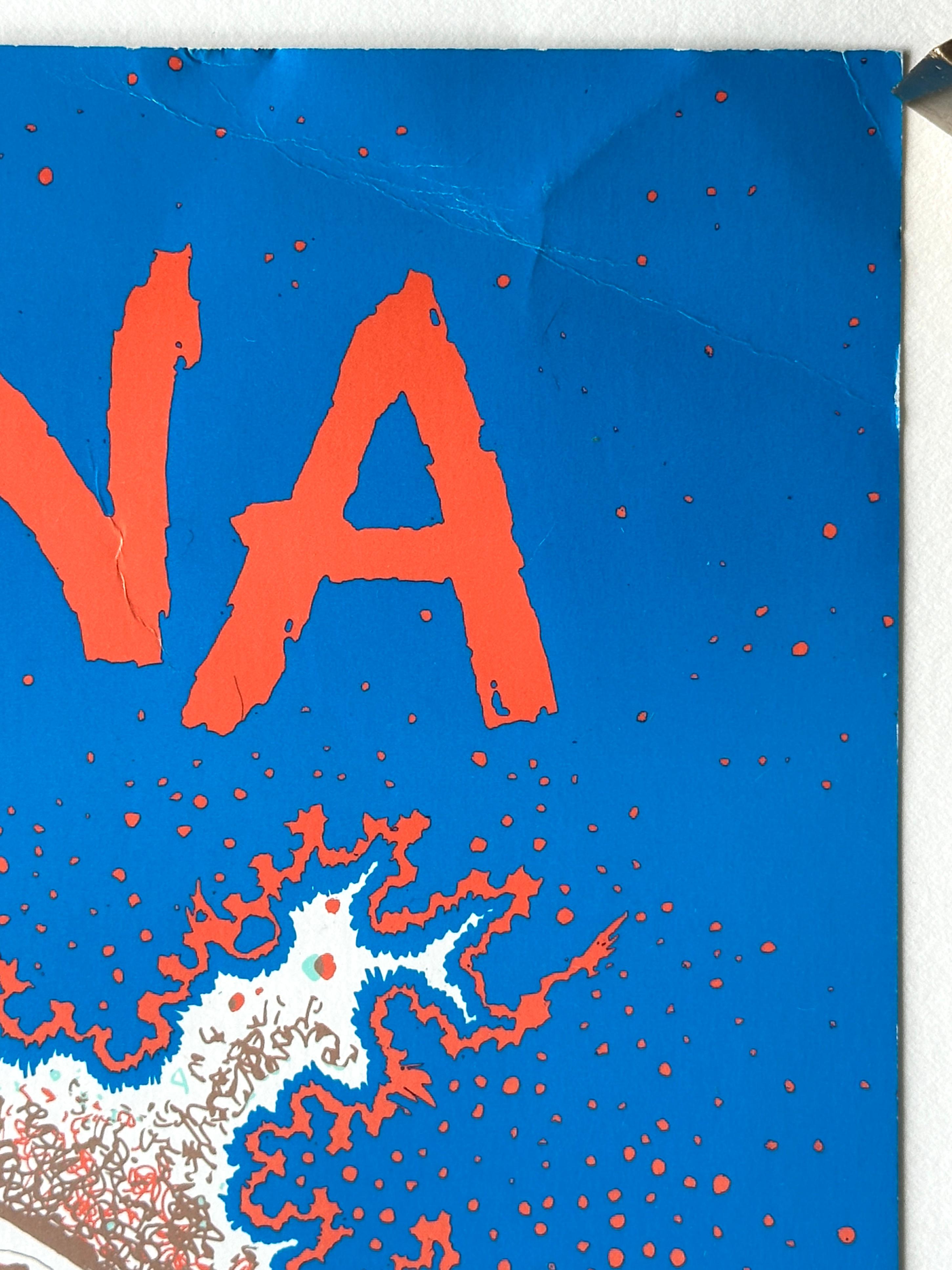 Nirvana Original Konzertplakat für das Oakland Coliseum, Kalifornien, 1993 (Sonstiges) im Angebot