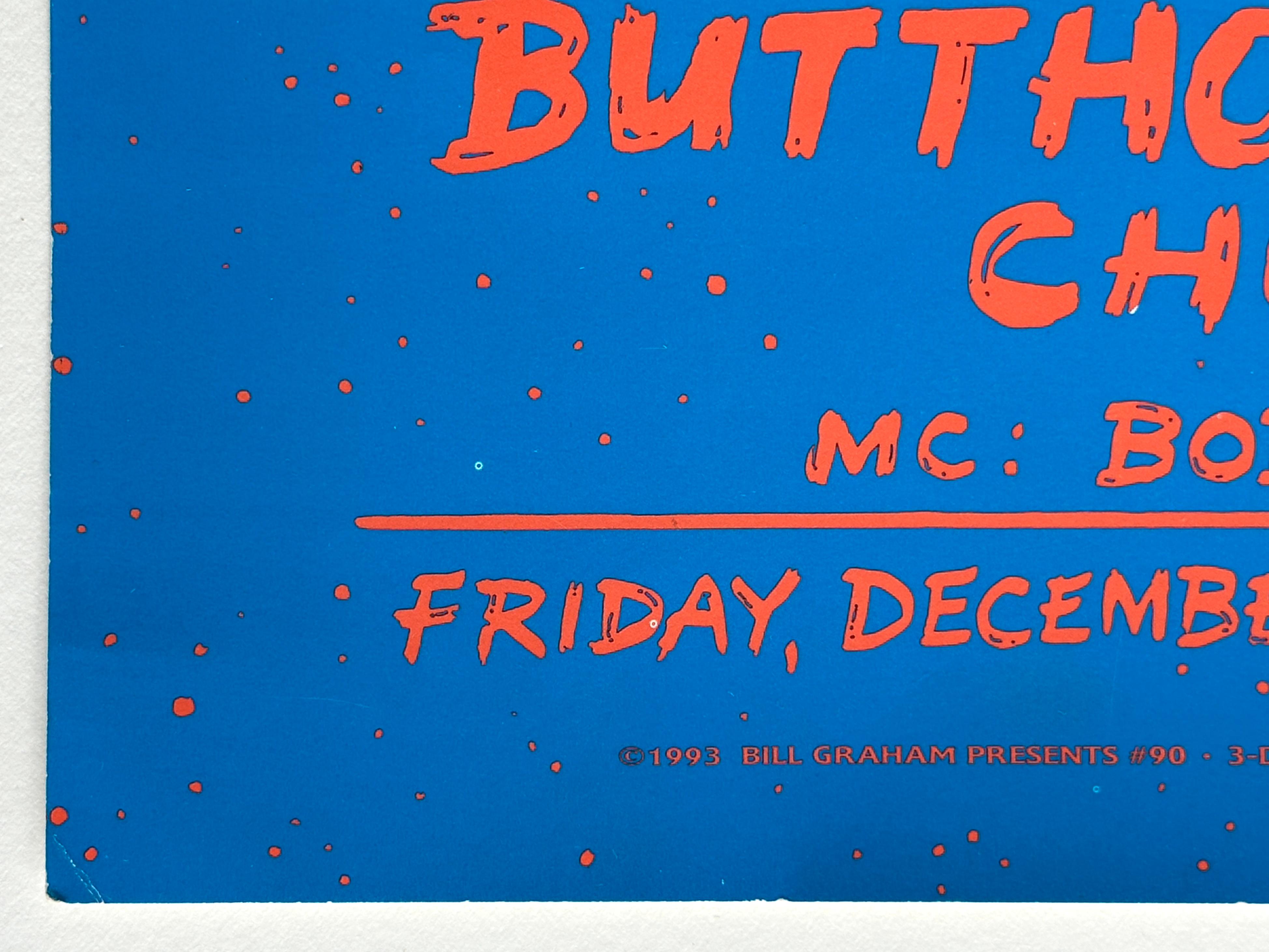 Nirvana Original Konzertplakat für das Oakland Coliseum, Kalifornien, 1993 im Zustand „Gut“ im Angebot in Devon, GB