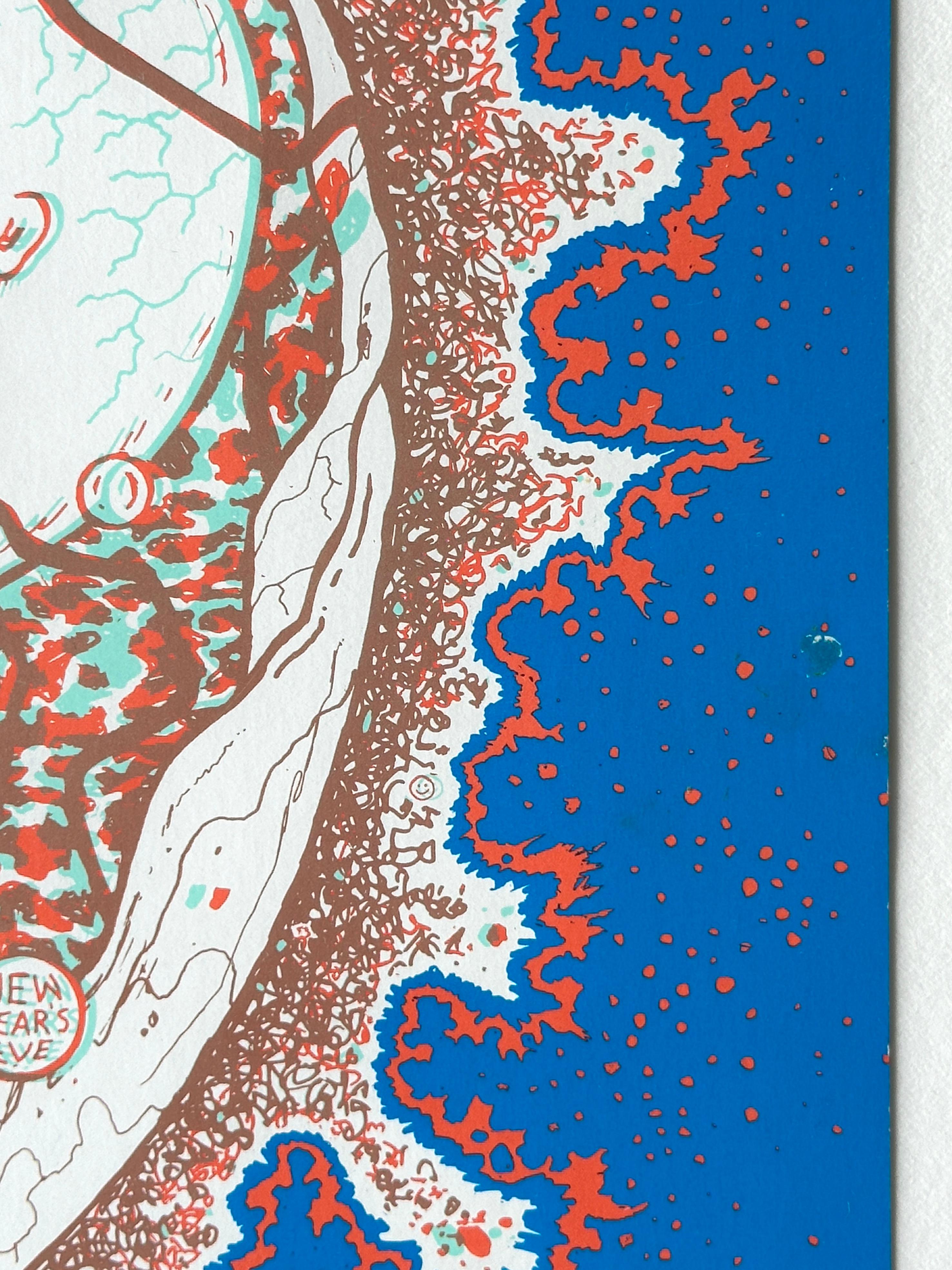 Nirvana Original Konzertplakat für das Oakland Coliseum, Kalifornien, 1993 (Papier) im Angebot