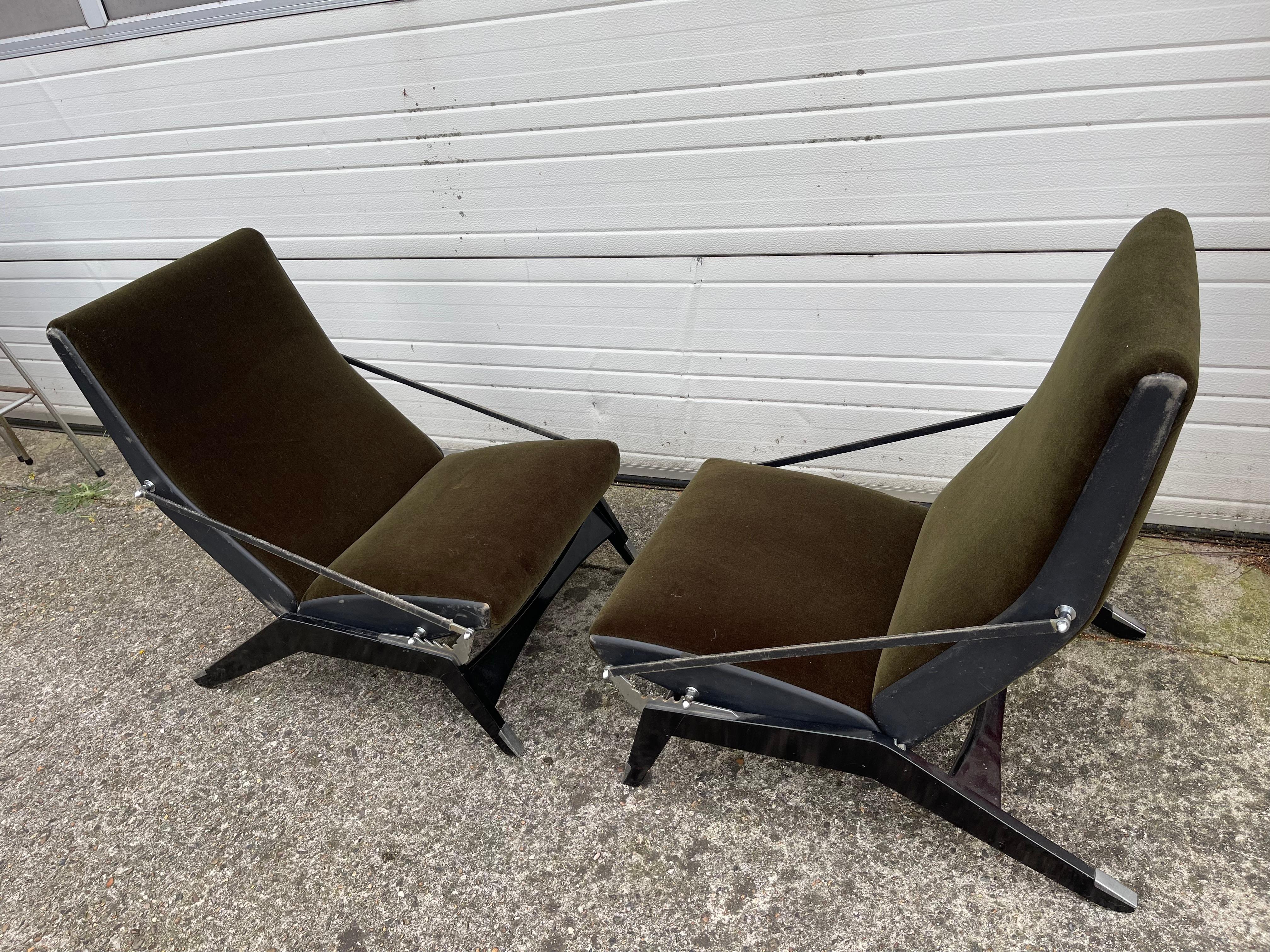Mid-20th Century Nis century Italian design armchairs For Sale