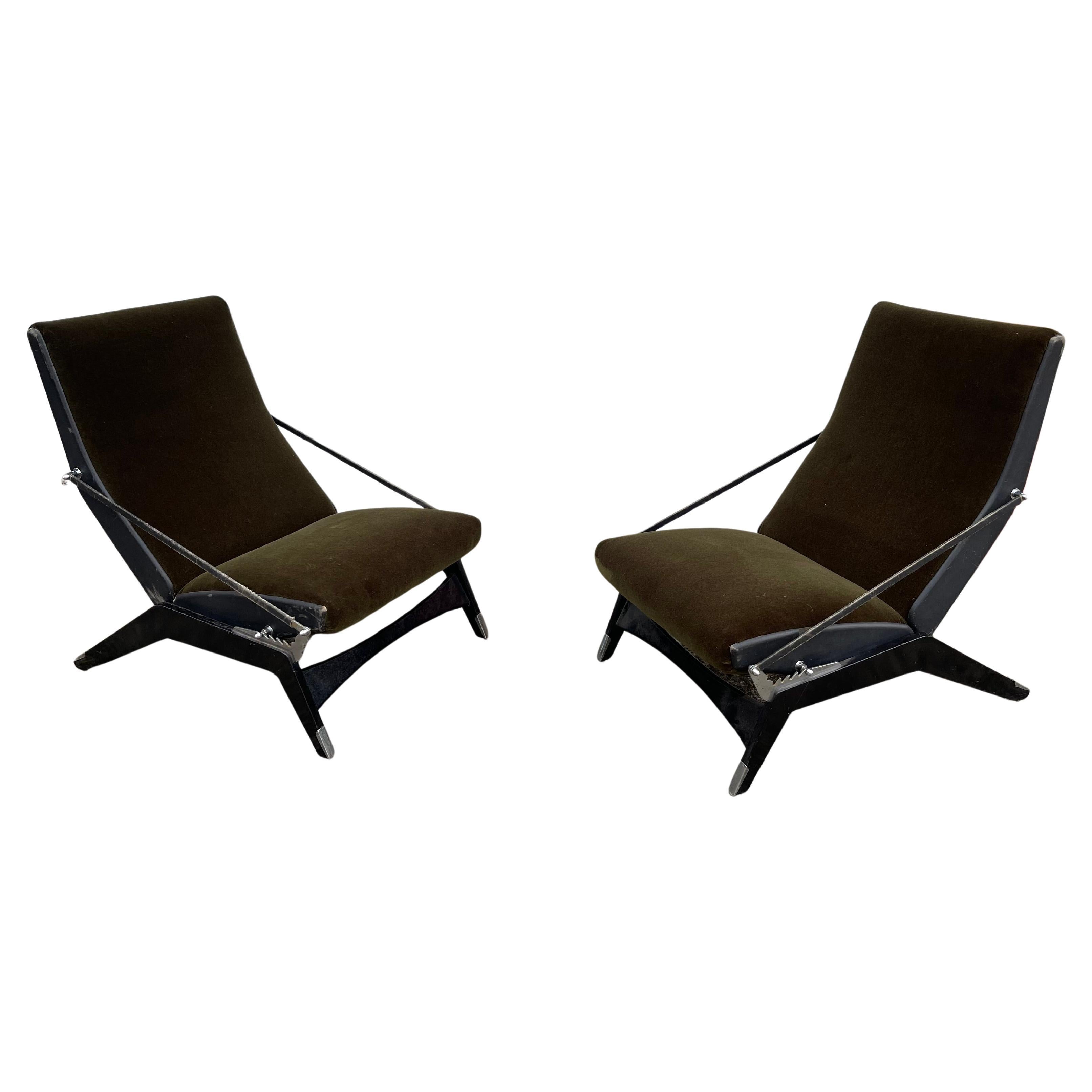 Nis century Italian design armchairs For Sale