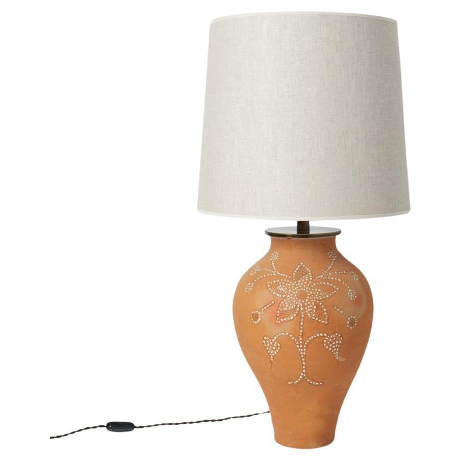 Nisa, Terrakotta-Lampe, 1970er-Jahre