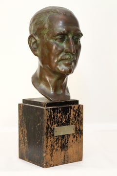 Bronze Bust of a Gentleman by Nison Tregor