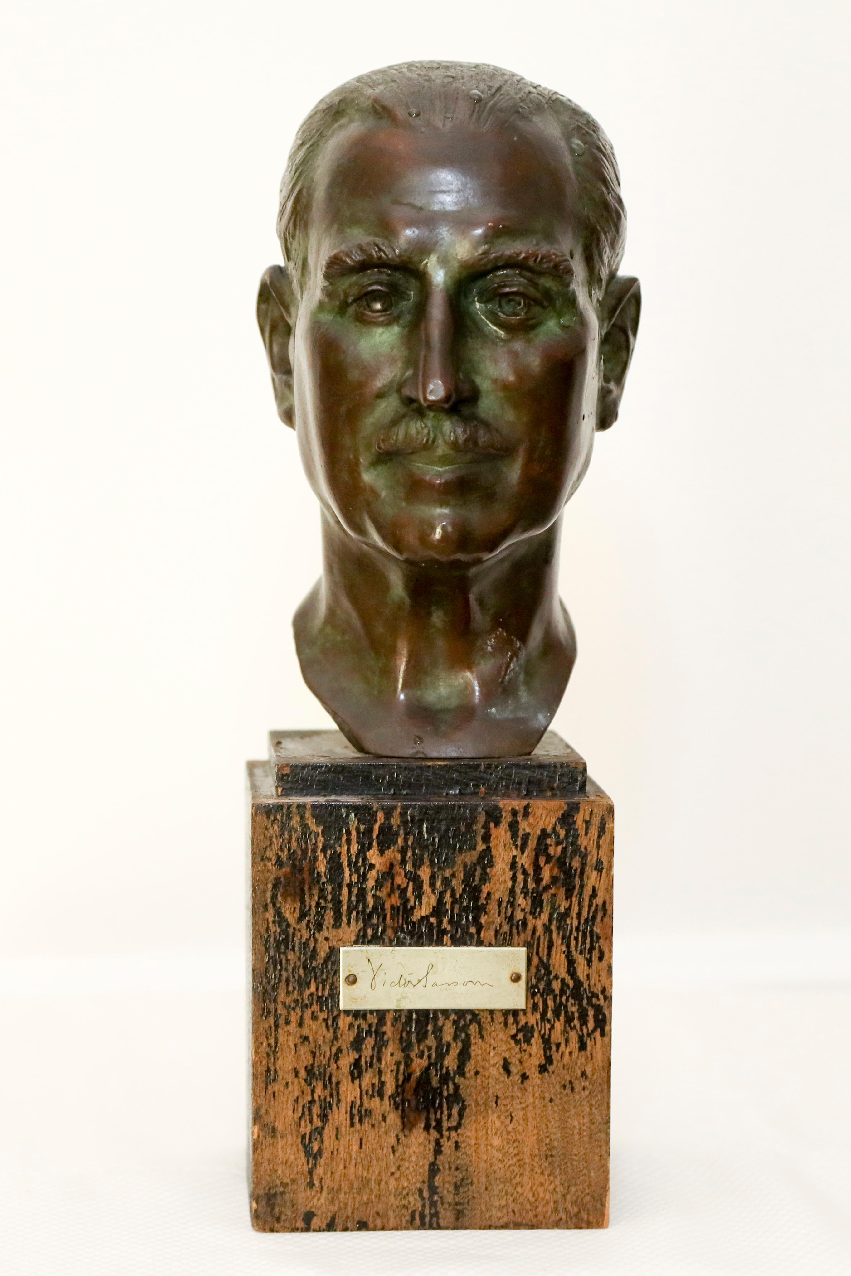 Bronze Bust of Victor Sanson
