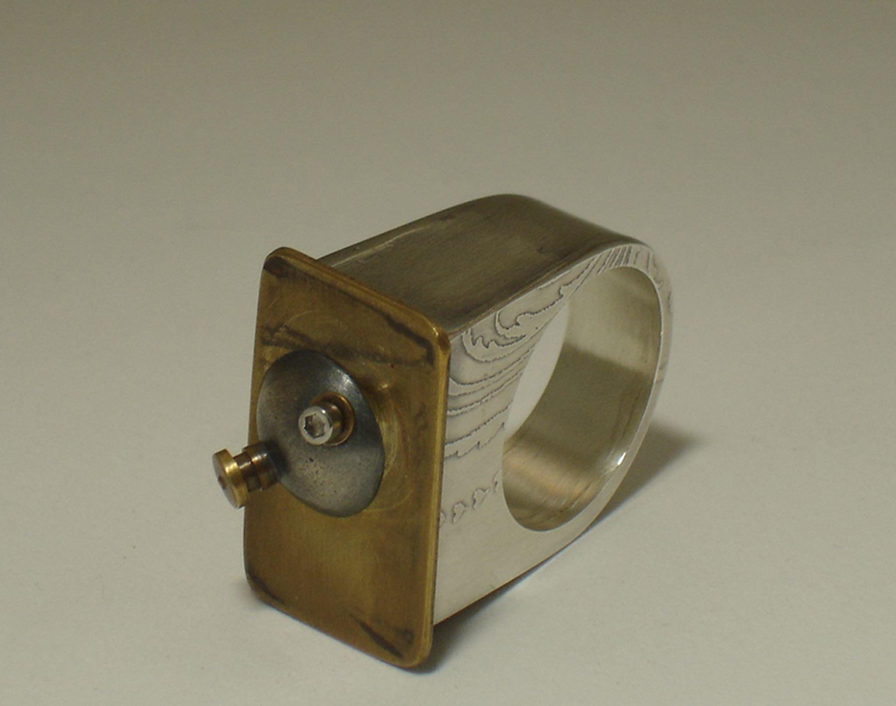 Nissa Kubly Abstract Photograph - Square Pinhole Camera Ring 