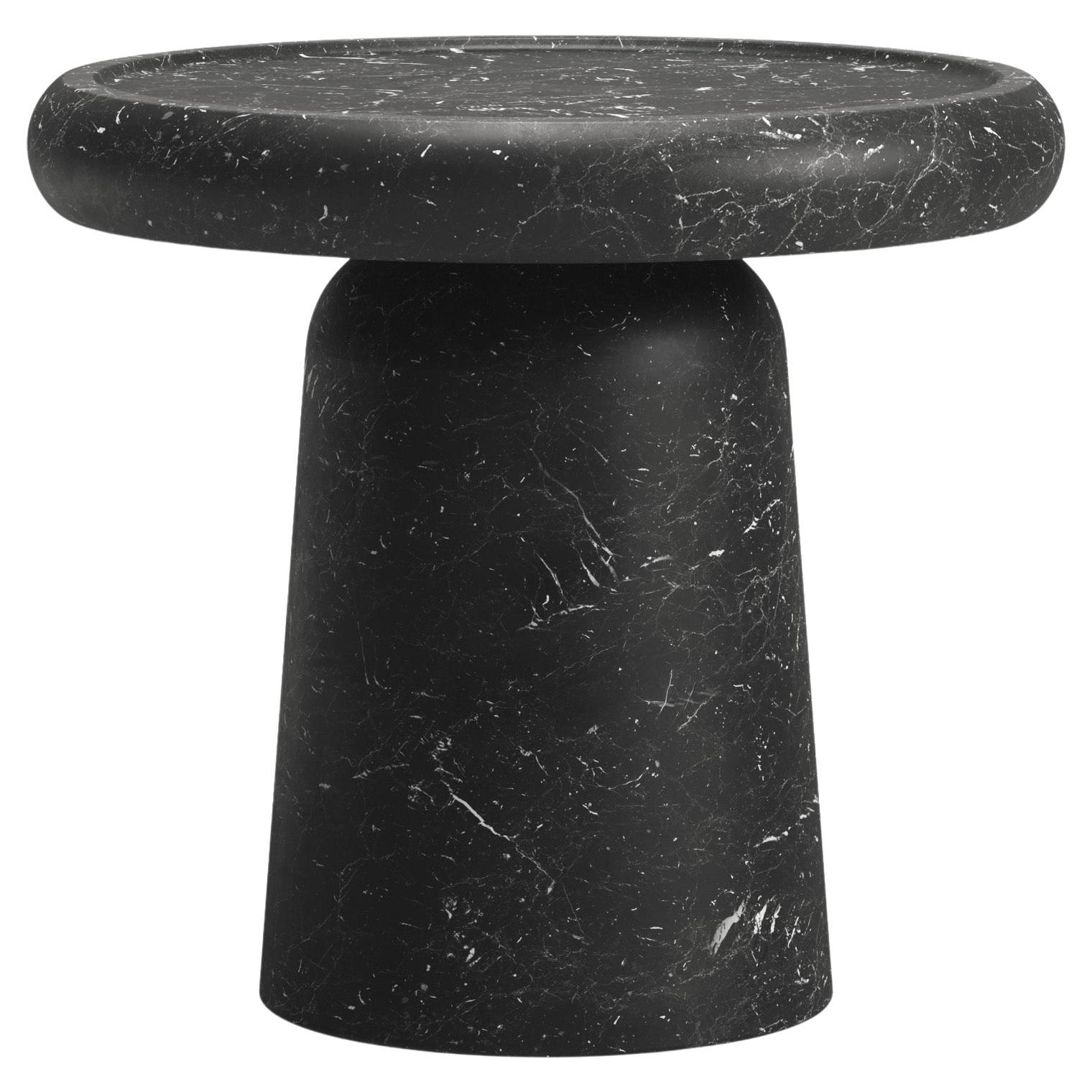 Tavolino Nissa M Nero Marquinia Marble Contemporary di Ivan Colominas