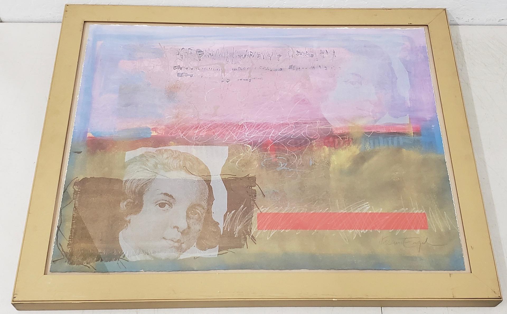 Abstract Composition with Portraits - Art by Nissan Engel