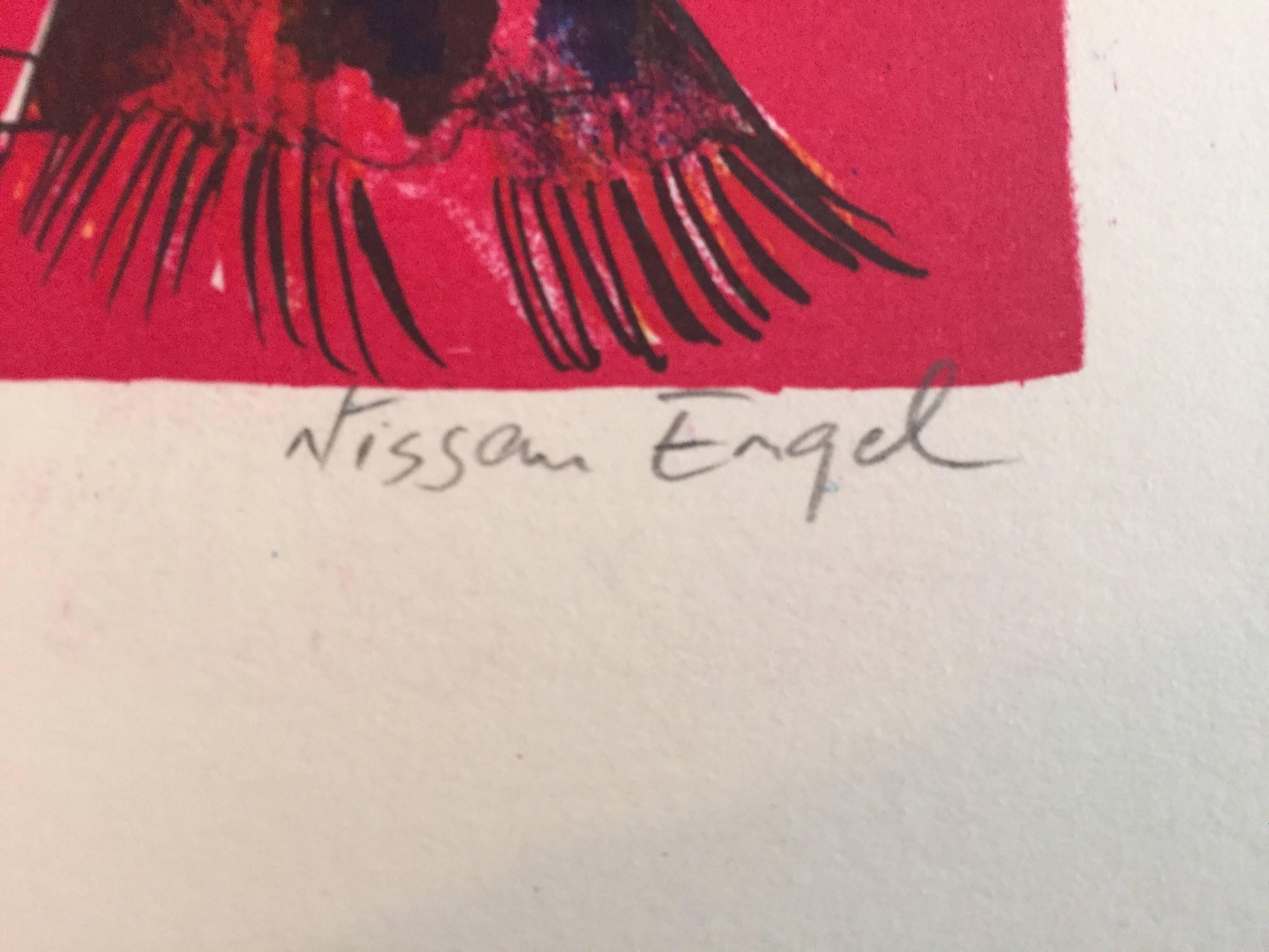 nissan engel signed print