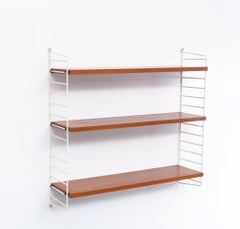 Nisse String hanging Teak wall system 1960s Swede