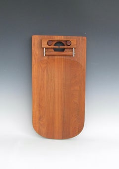 Nissen Danish Teak Wall Hanging Cheeseboard as New