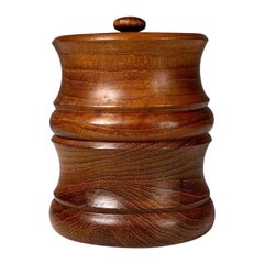 Nissen Denmark Pepper Mill Teak Integrated Salt Shaker Mid Century 1960s