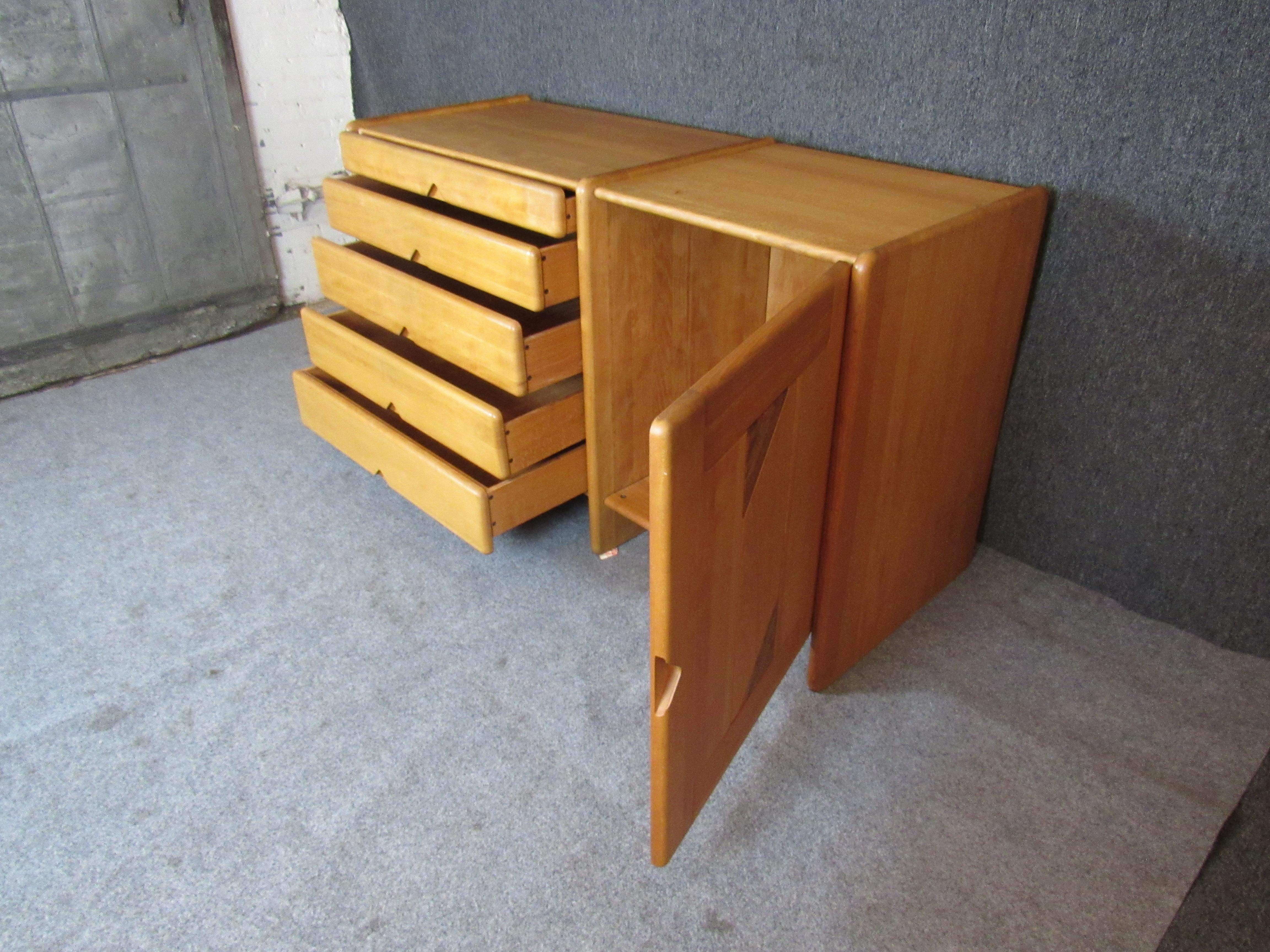 Nissen & Gehl Designed Dresser w/ Cabinet For Sale 2