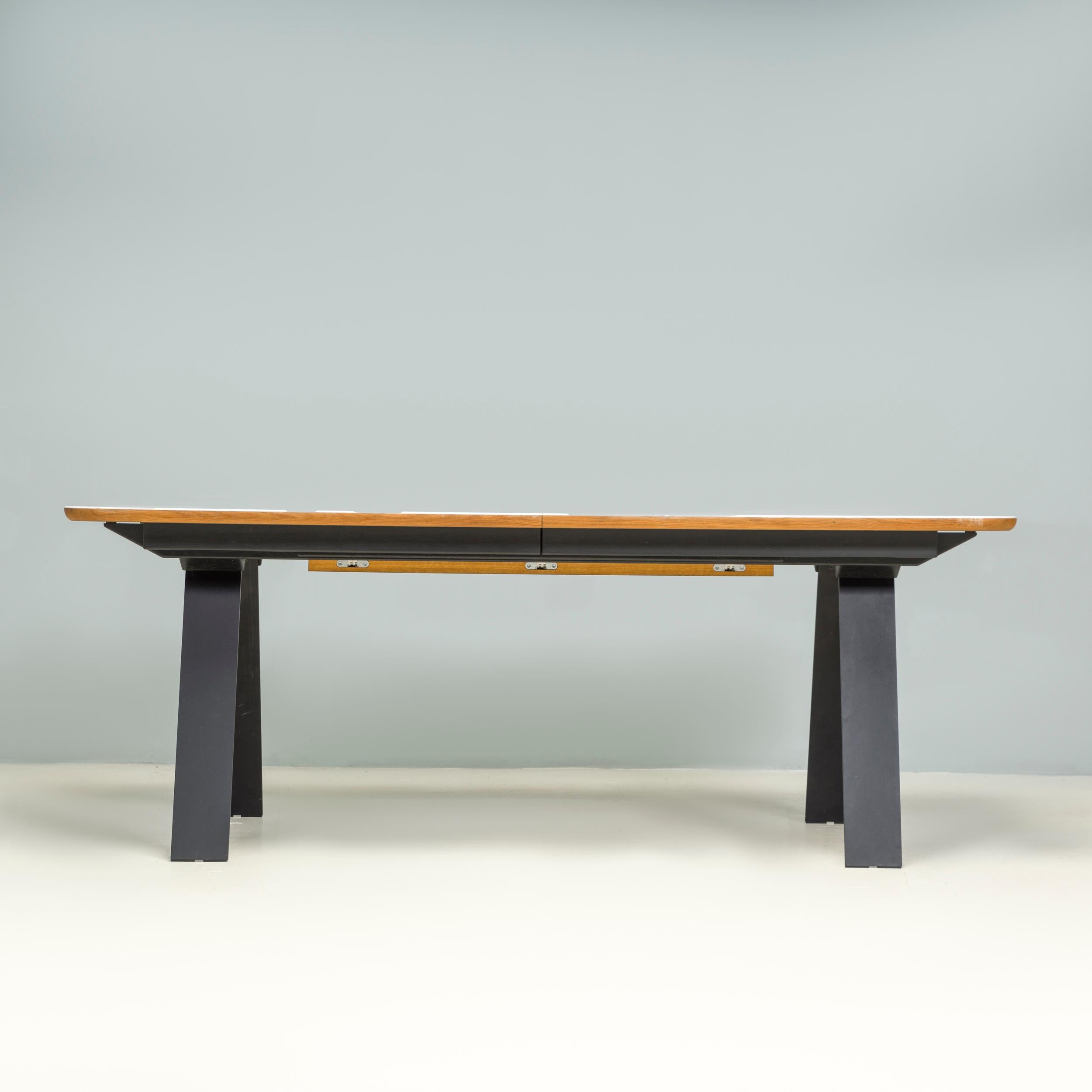 Nissen & Gehl MDD for Naver GM 3400 Chess Extending Dining Table, 2018 In Good Condition For Sale In London, GB
