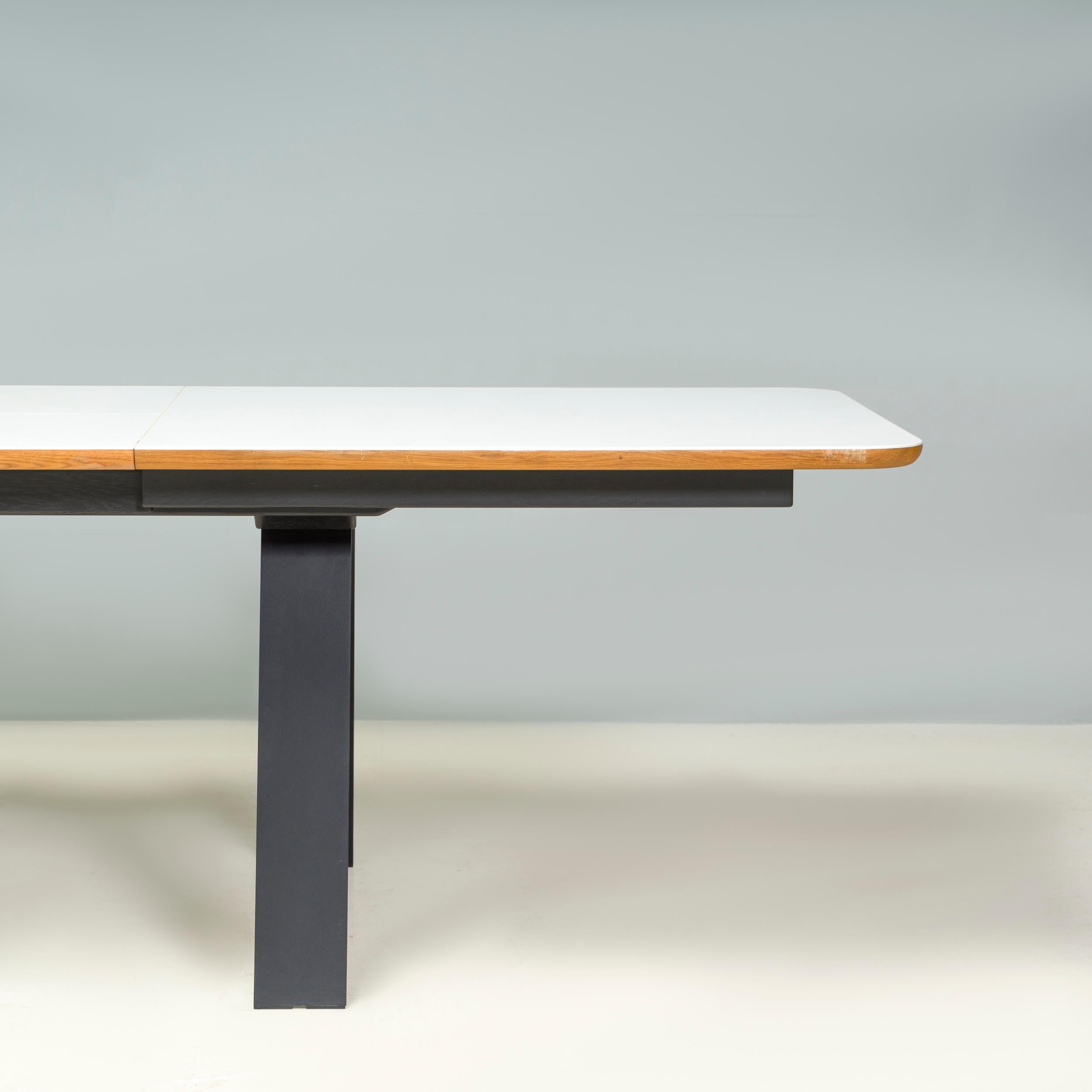 Corian Nissen & Gehl MDD for Naver GM 3400 Chess Extending Dining Table, 2018 For Sale
