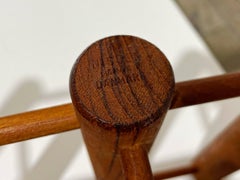 Nissen Langaa Danish Modern Midcentury Teak Twelve Bottle Wine Rack or Holder