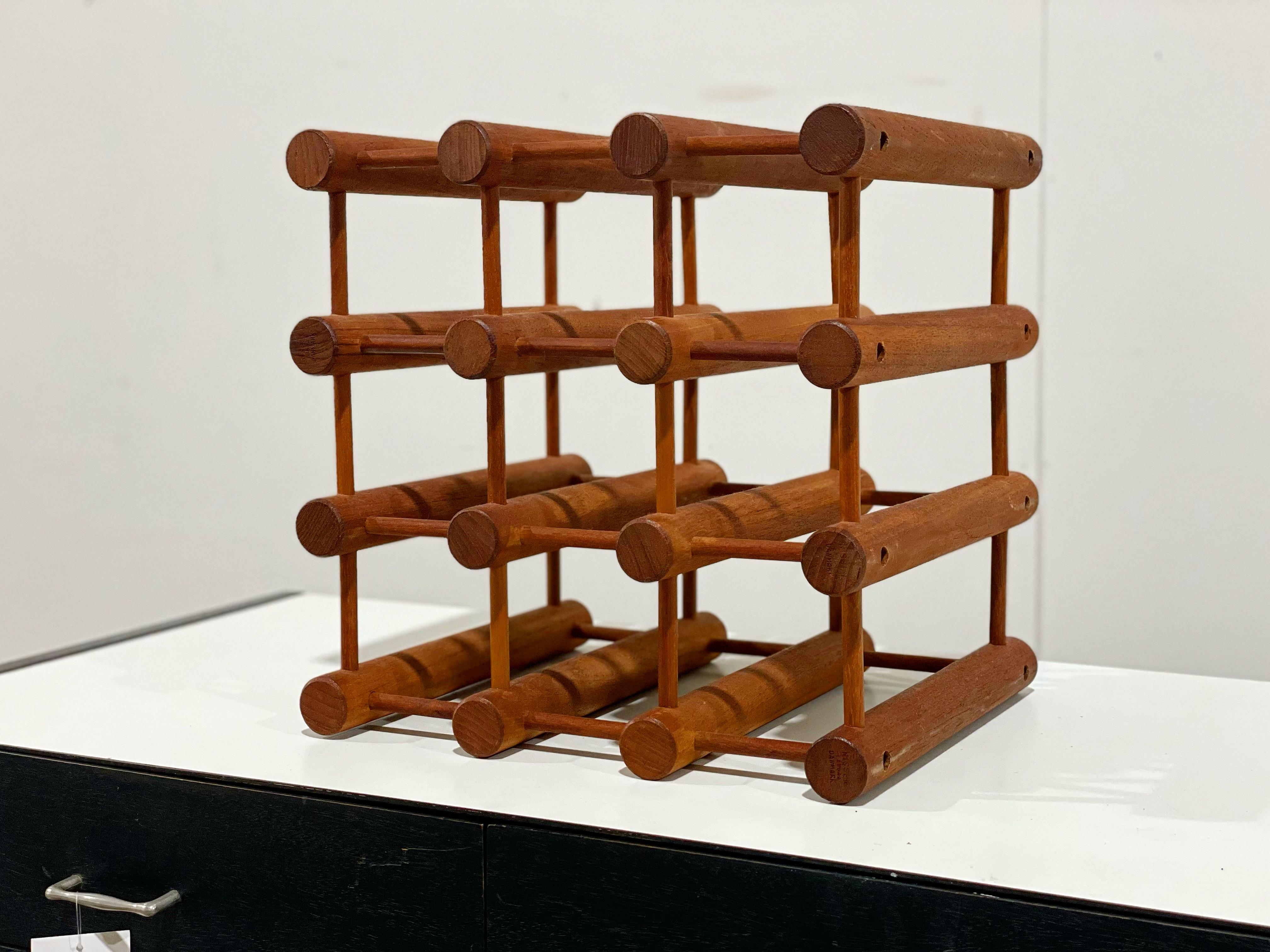 danish wine rack