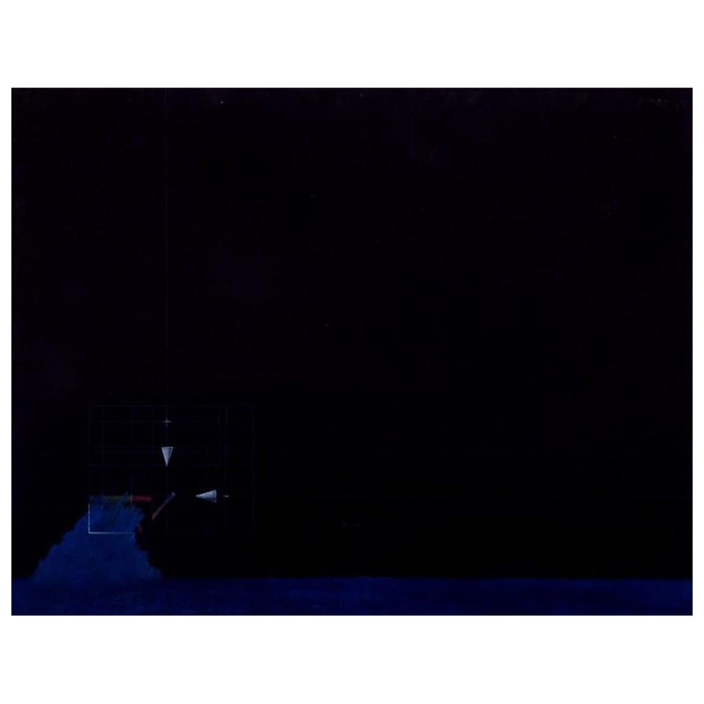 Nissim Merkado, artiste Bulgarie/français répertorié Composition abstraite. en vente